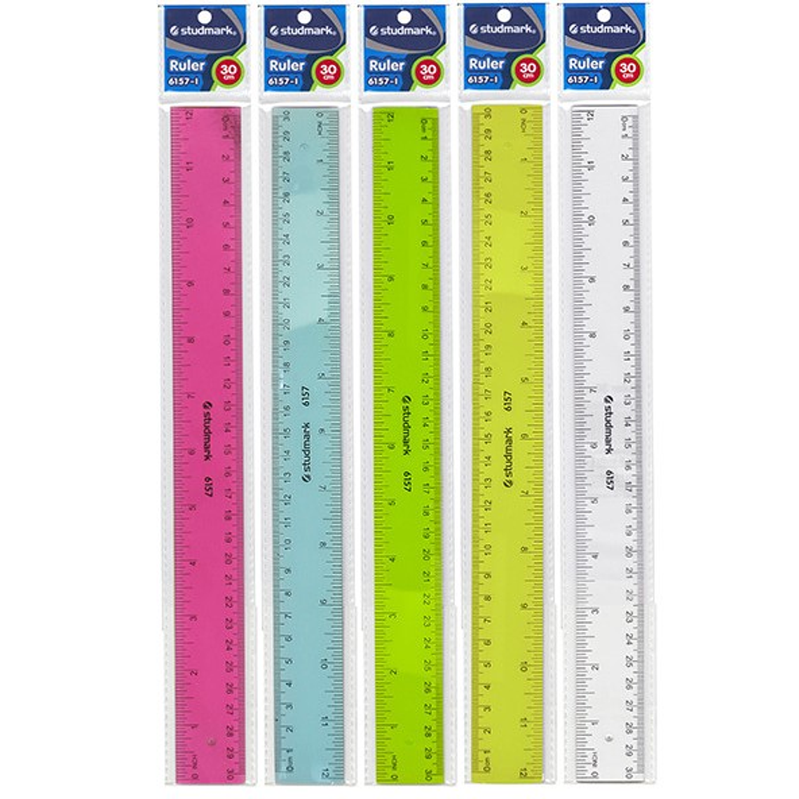 Reglas Studmark, colores variados 1