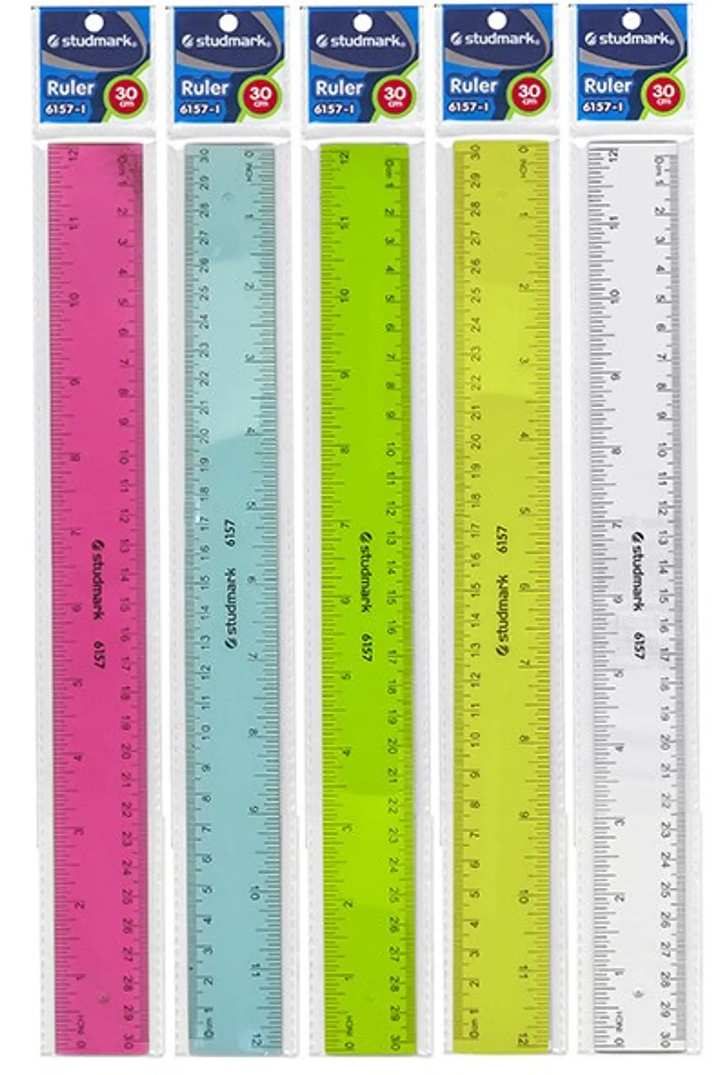Reglas Studmark, colores variados 1