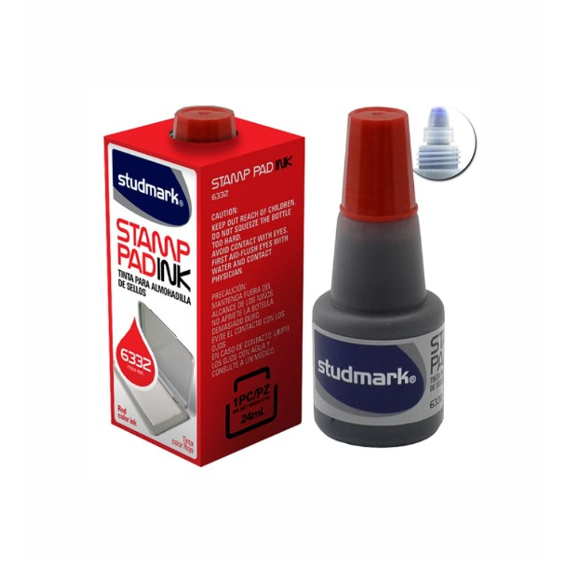 Tinta Studmark de 24 ml para sellos 3