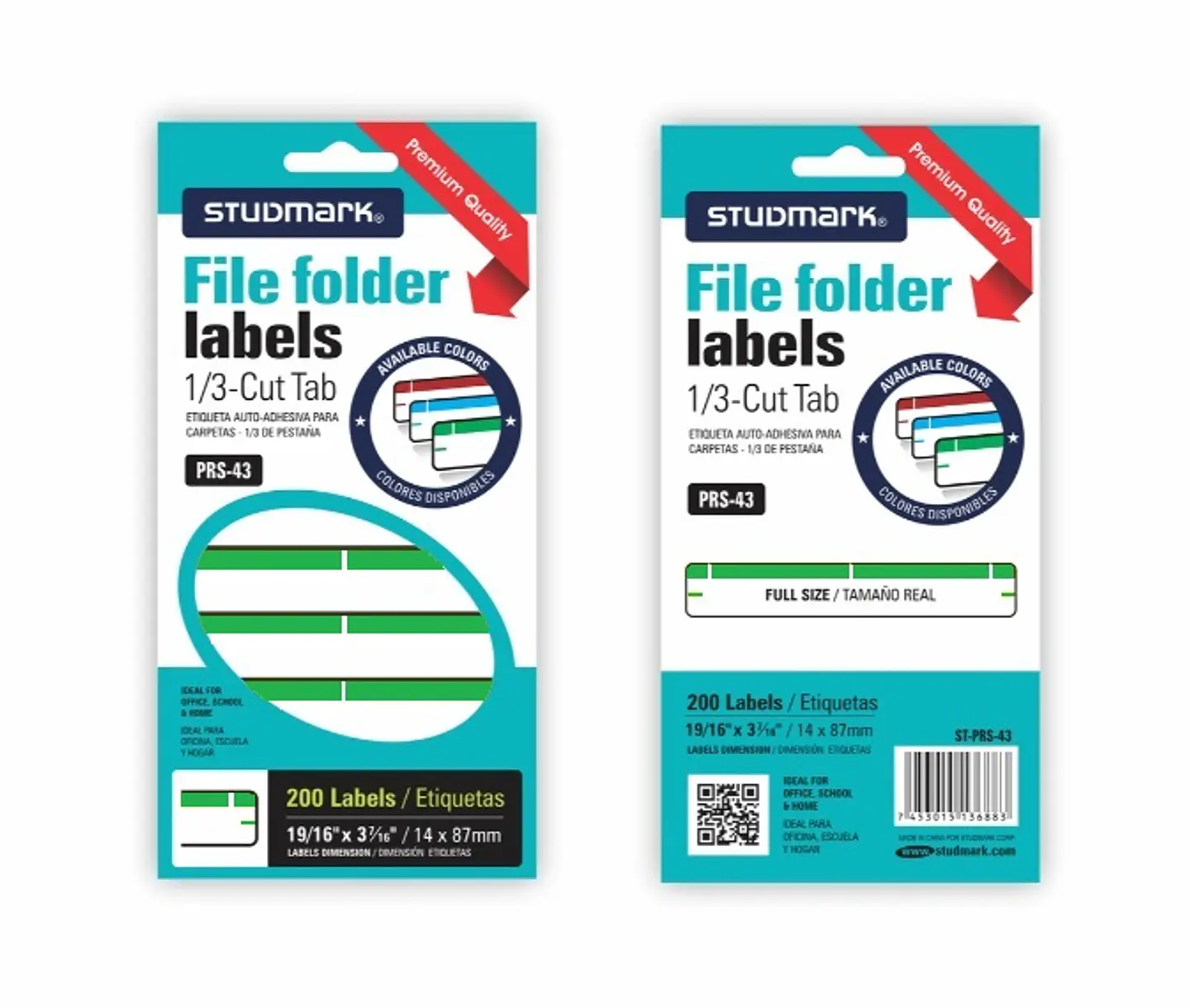 Etiquetas Studmark para Folders 5