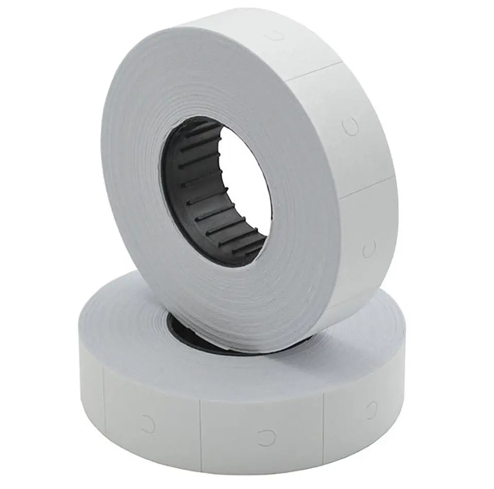 10 rollos de Etiquetas para precios Studmark blanca (500un) 1
