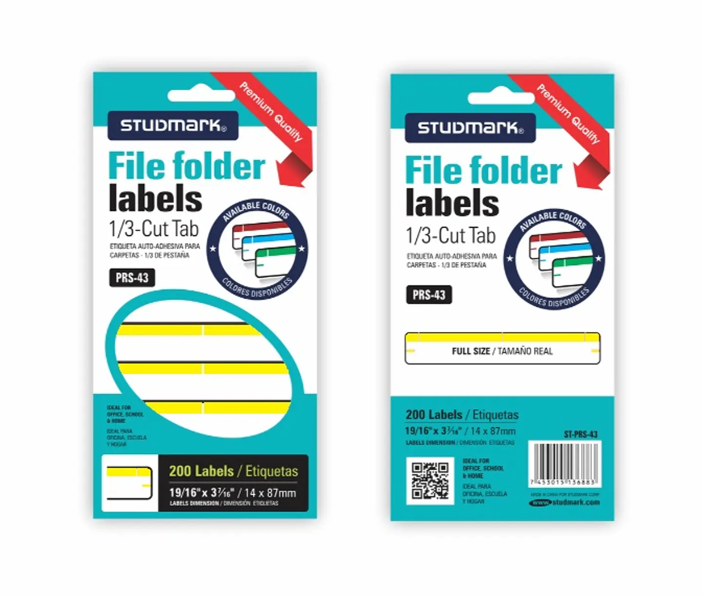 Etiquetas Studmark para Folders 1