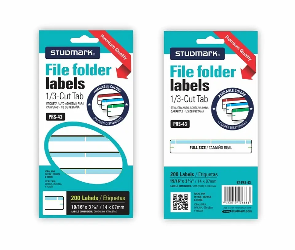 Etiquetas Studmark para Folders 4