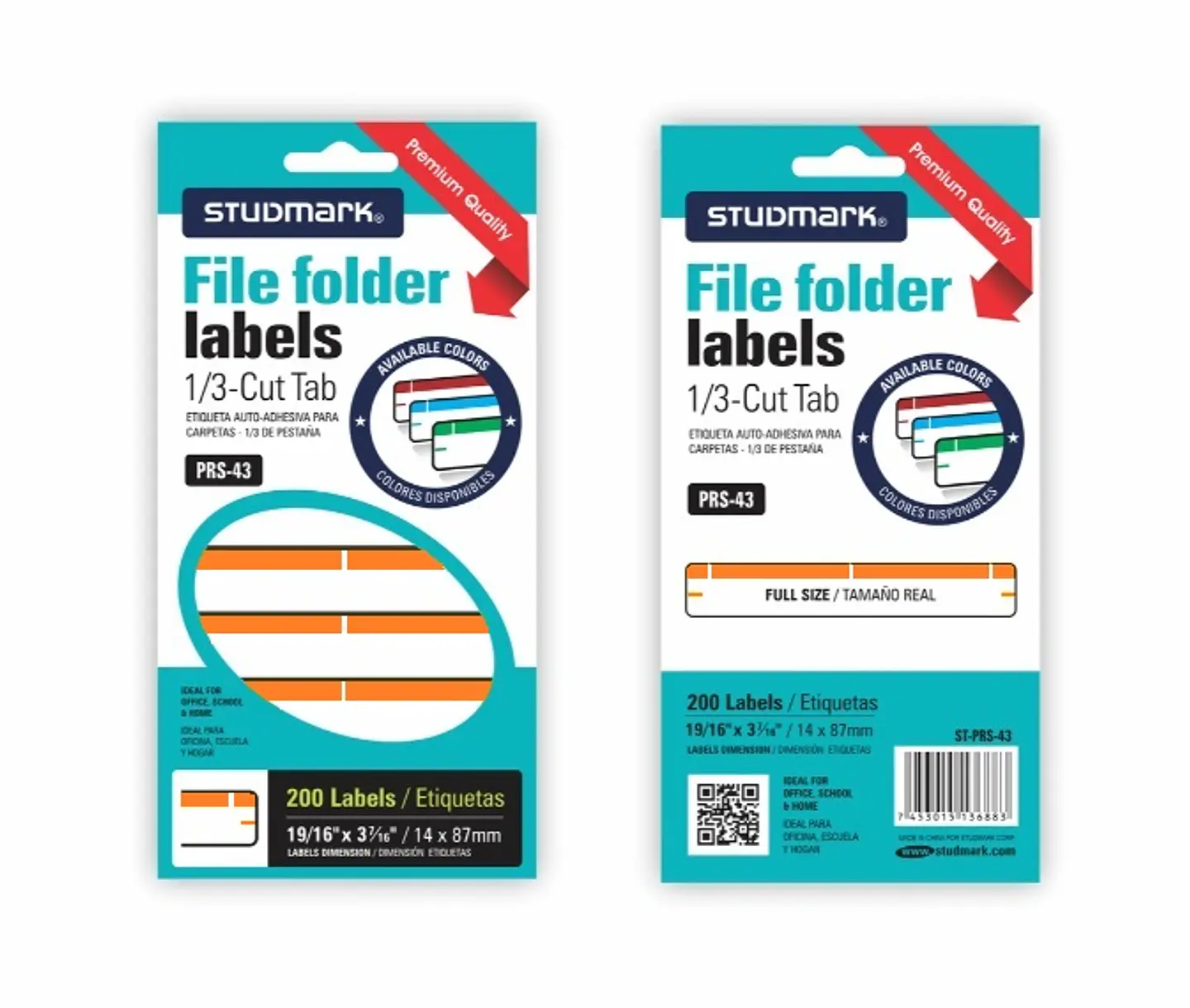 Etiquetas Studmark para Folders 6
