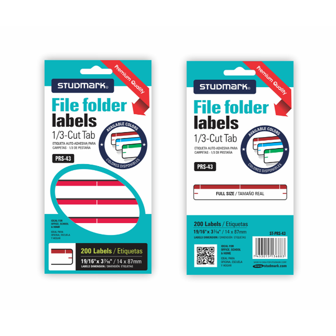 Etiquetas Studmark para Folders 2