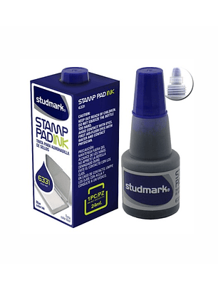 Tinta Studmark de 24 ml para sellos