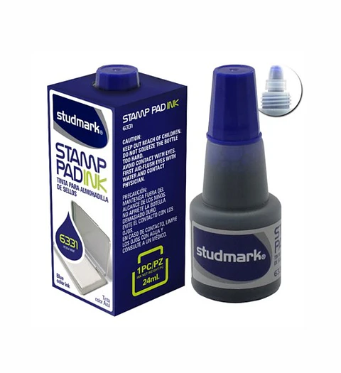 Tinta Studmark de 24 ml para sellos