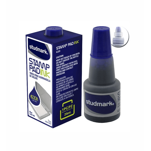 Tinta Studmark de 24 ml para sellos 1