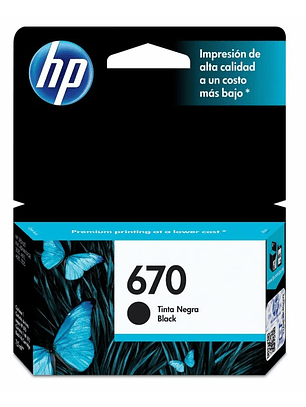 Tintas HP 670