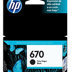 Tintas HP 670