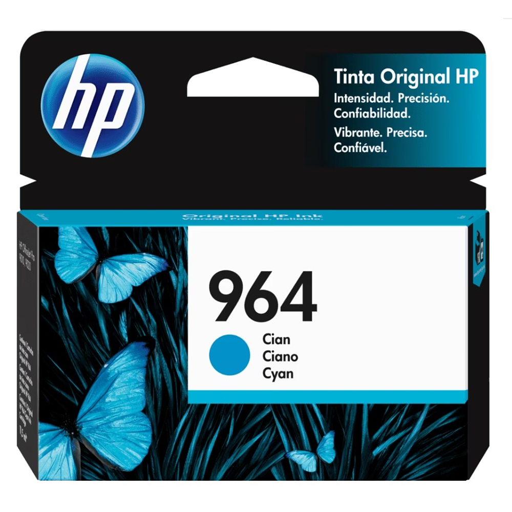 Tinta HP 964 Cian