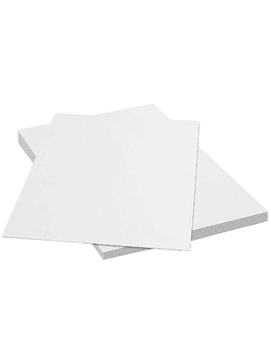 Cartulina de hilo blanca 8.5
