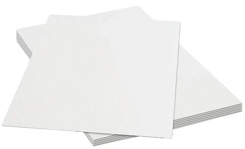 Cartulina de hilo blanca 8.5"x11" 80 libras