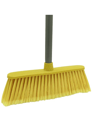 Escoba SiClean Venecia con Mango de Madera forrado