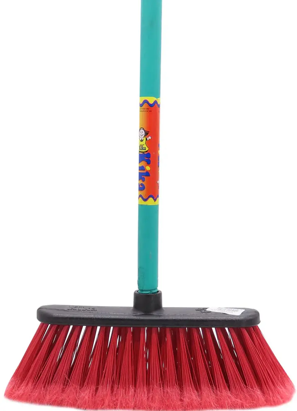 Escoba Lola Vale con mango de madera pintado 1