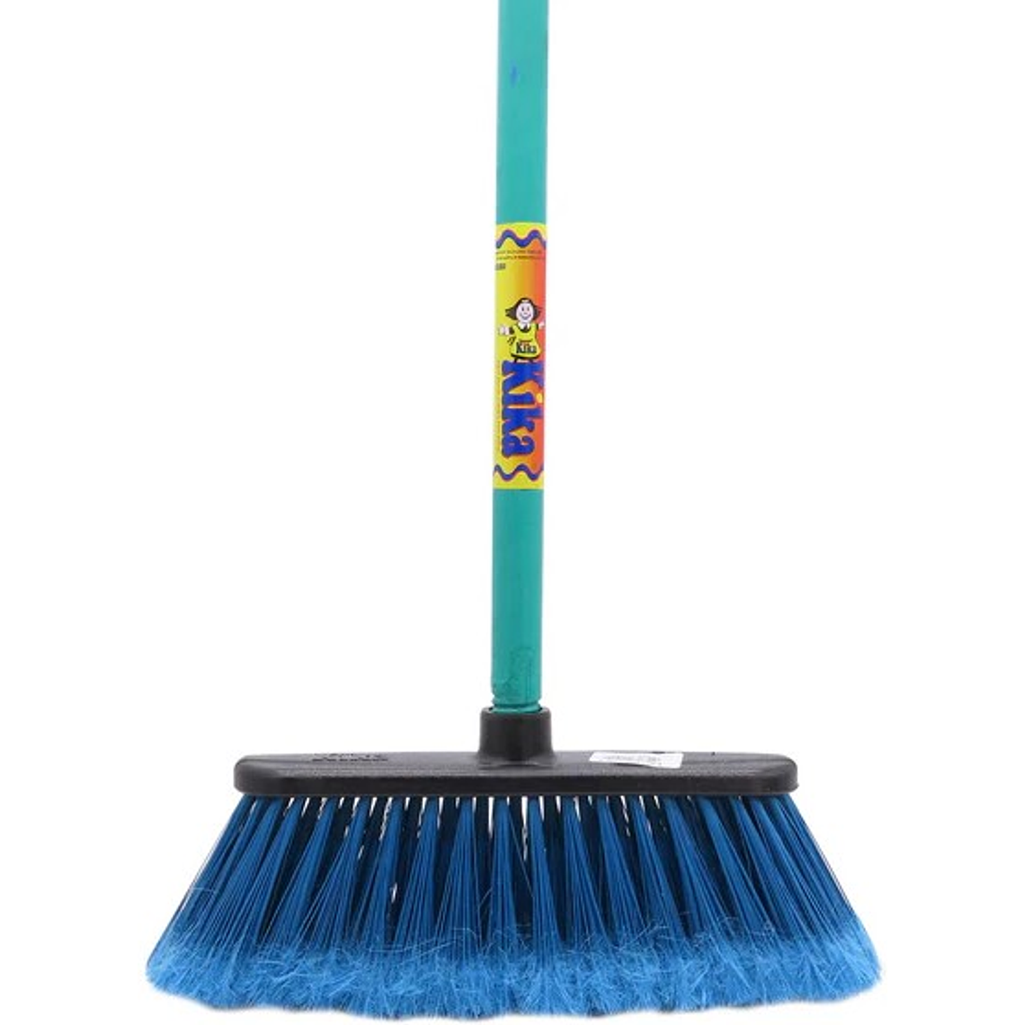 Escoba Kika Lola con mango de madera pintado 2