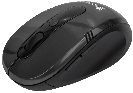 Mouse Inalámbrico 6 Botones Negro 1