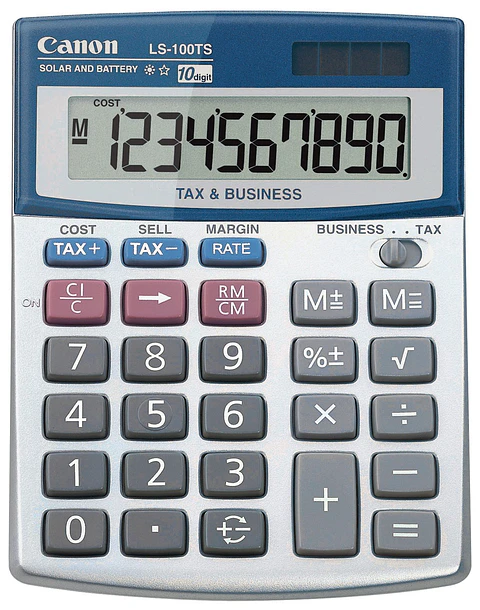Calculadora compacta 10 dígitos