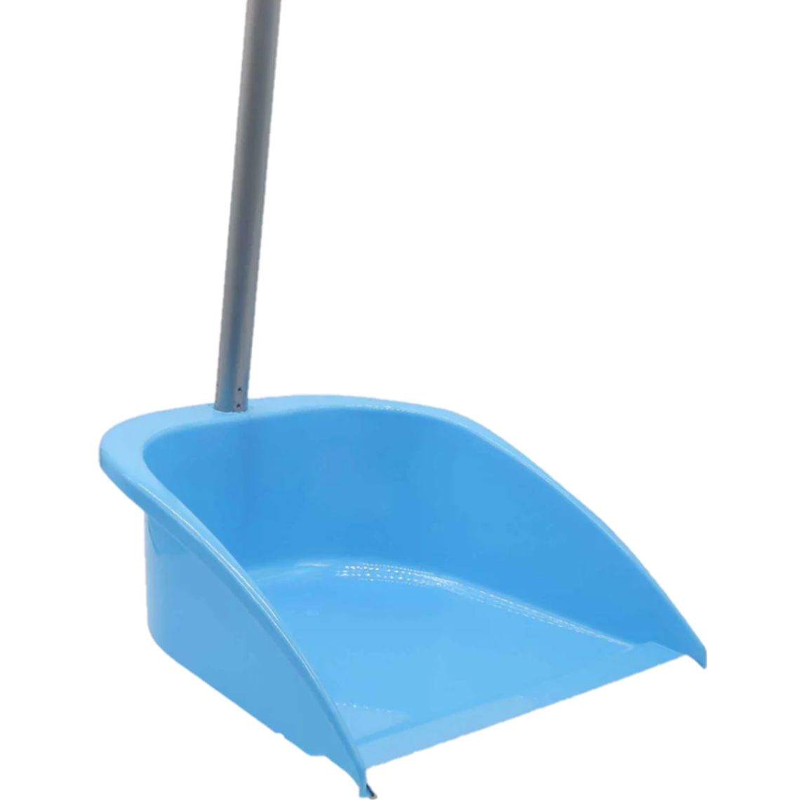 Recogedor Celeste Plástico Mango Metálico Pintado 1