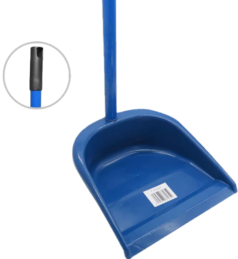  Recogedor para Basura Plástico Mango Madera Forrado