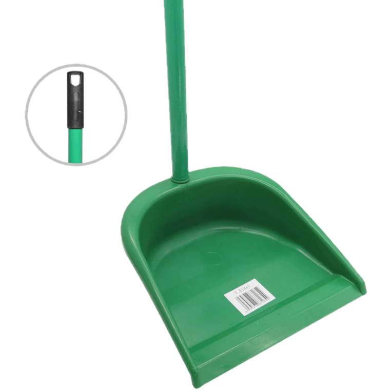 Recogedor Plástico Mango Madera Forrado 4