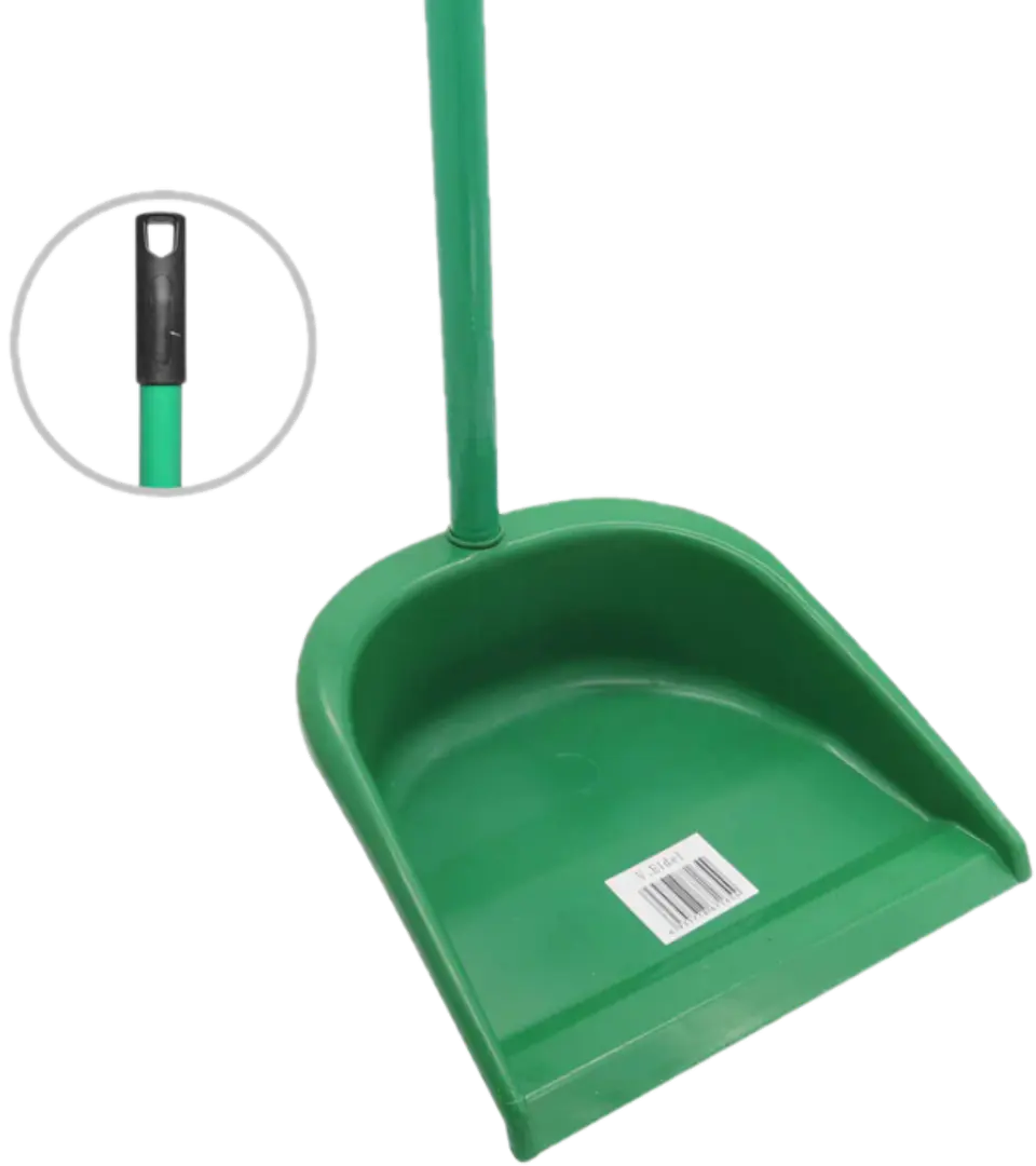  Recogedor para Basura Plástico Mango Madera Forrado 4