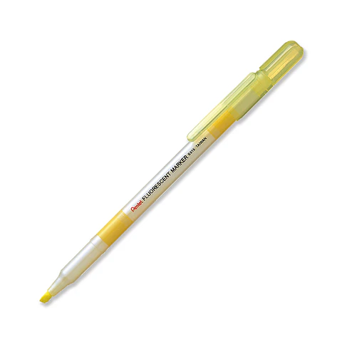 Resaltador Fluorescente Pentel de cuerpo delgado