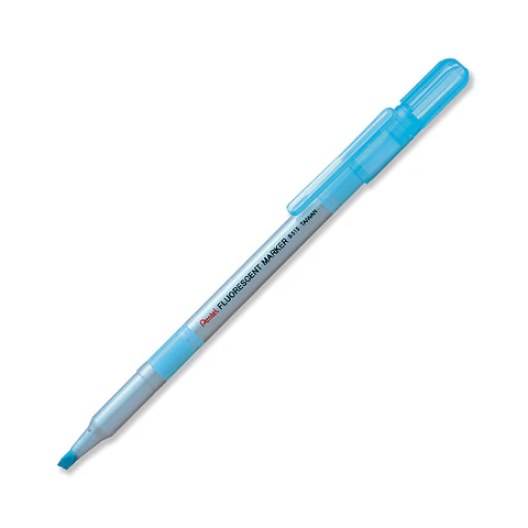 Resaltador Fluorescente Pentel de cuerpo delgado