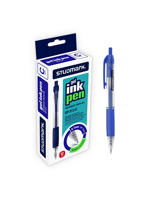 Caja de 12 Bolígrafos de Gel Studmark 0.7 mm