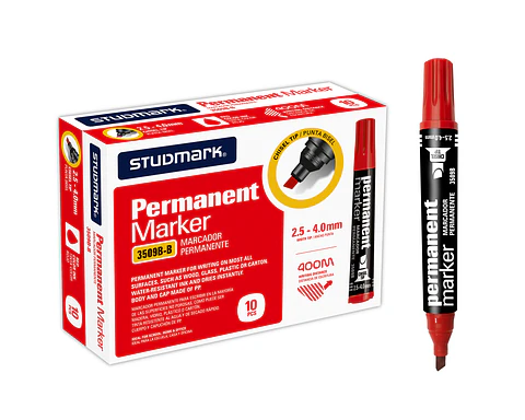 Marcador Permanente Studmark Punta Biselada