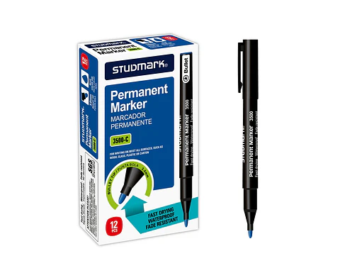 Caja de Marcadores permanente punta bola 3.0 mm