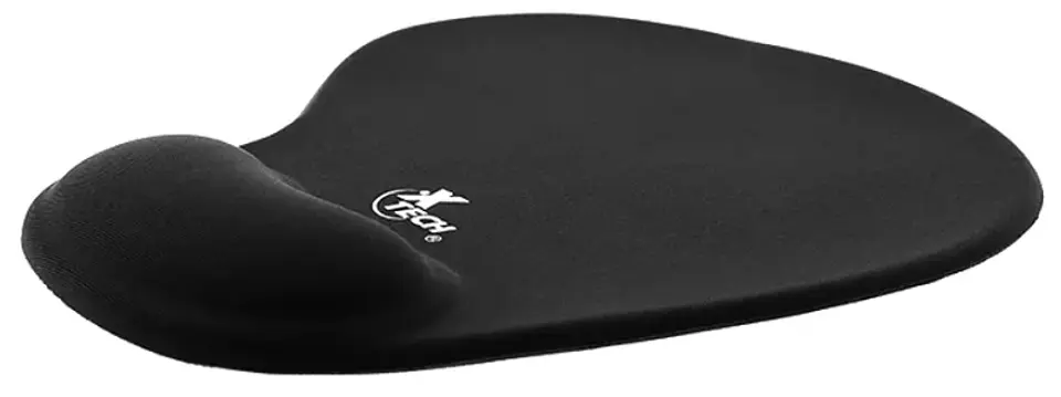 Mouse Pad XTech negro con apoyamuñeca 1