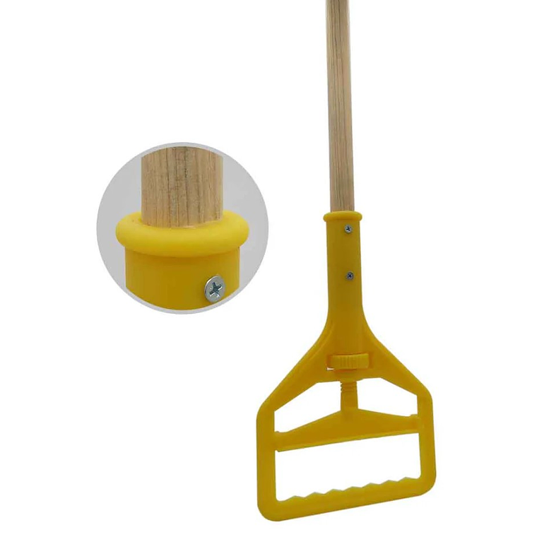 Mangos de madera con cabezal plástico 1