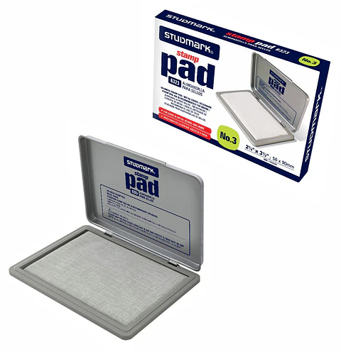 Almohadilla de metal Studmark para sellos