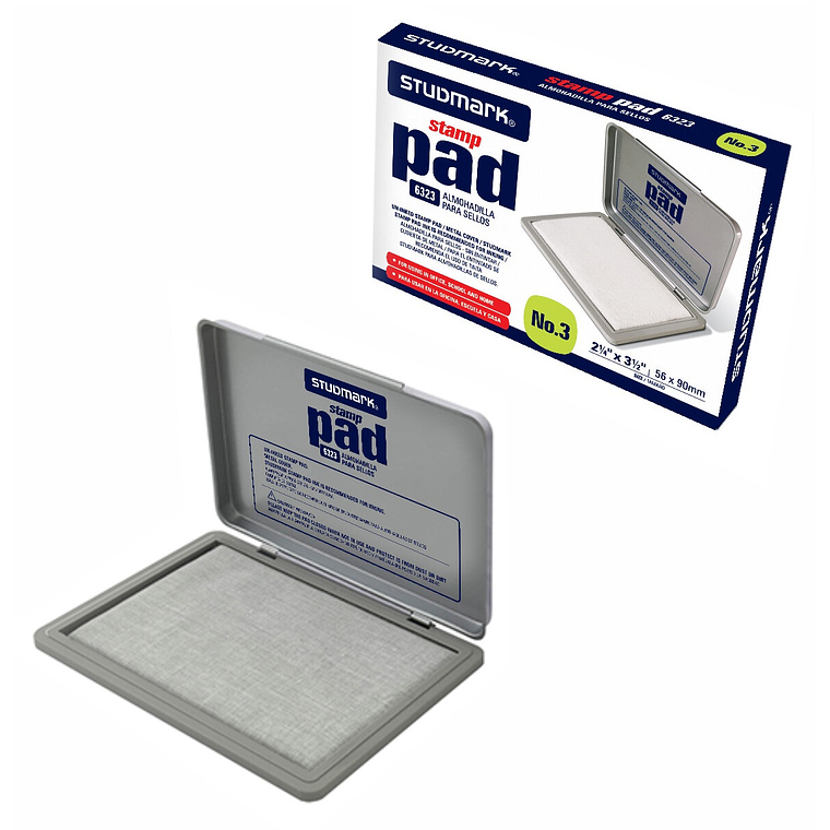 Almohadilla de metal Studmark para sellos 1