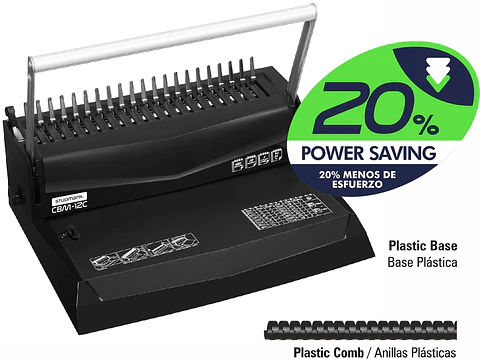 Encuadernadora Studmark de anillas plásticas