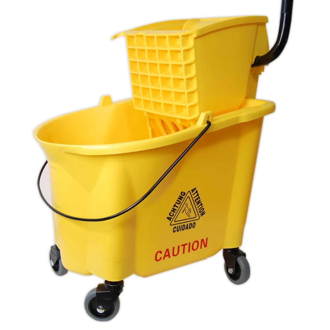 Cubo con Exprimidor Side Press Amarillo 2