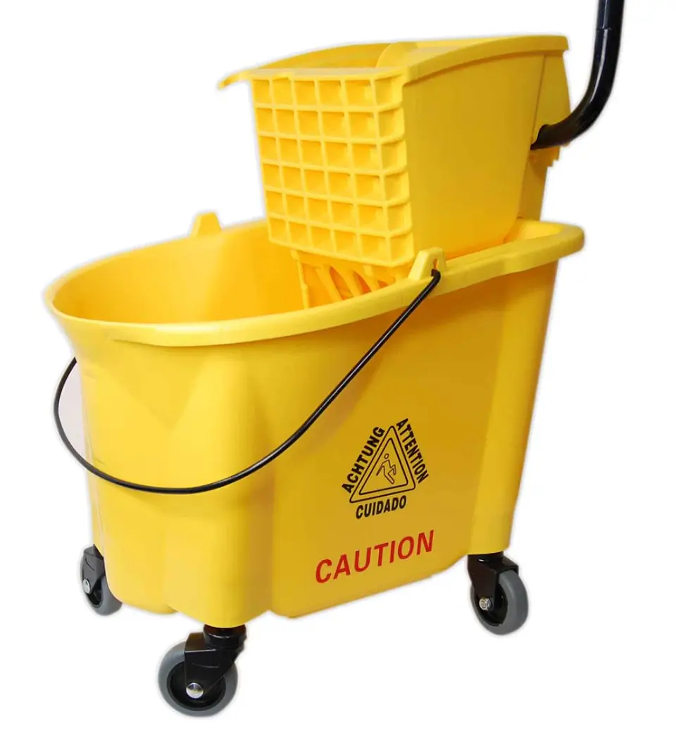 Cubo con Exprimidor Side Press Amarillo 2