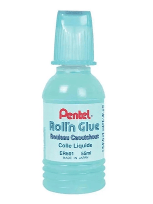 Goma líquida Pentel transparente de 55 ml