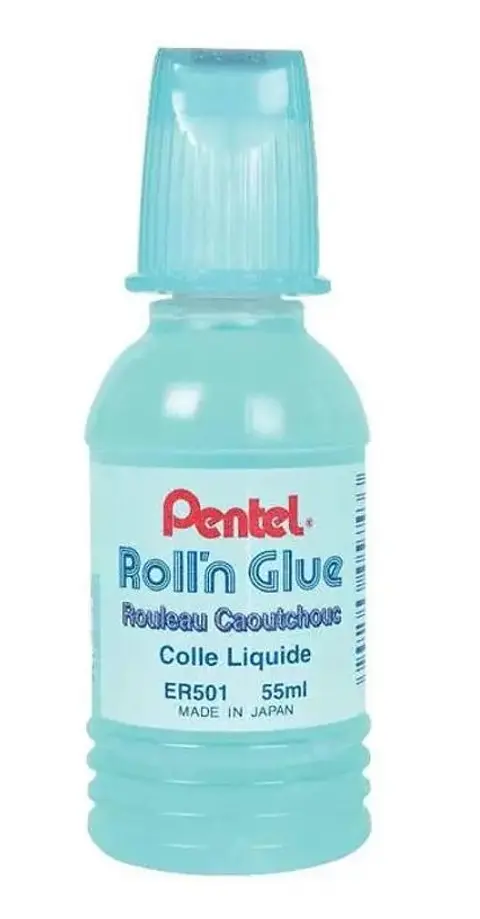 Goma líquida Pentel transparente de 55 ml