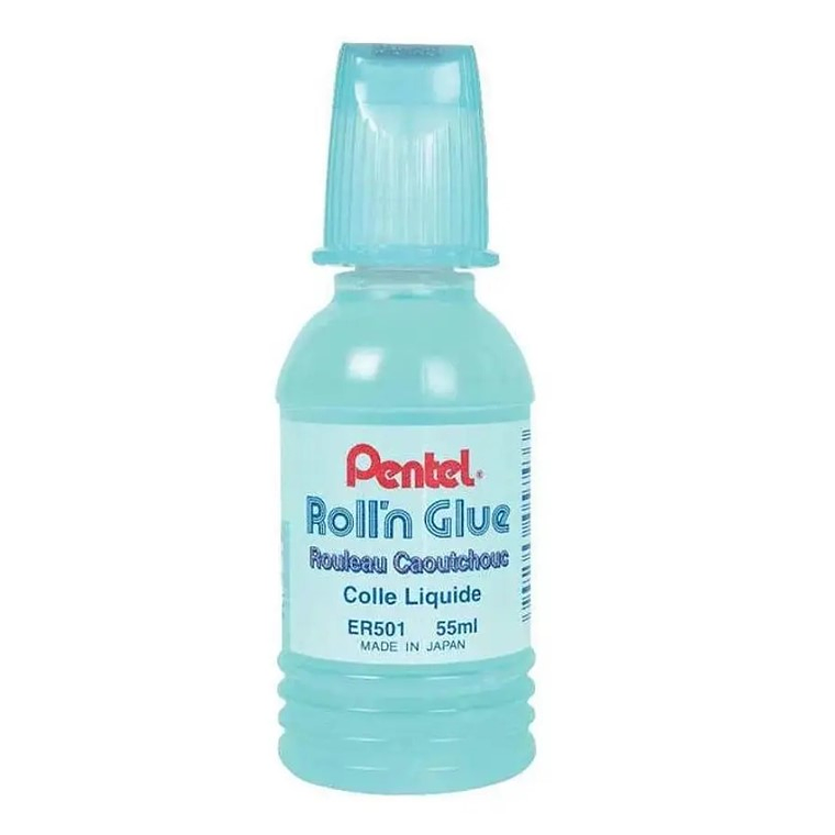 Goma líquida Pentel transparente de 55 ml 1