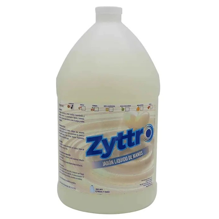 Jabón Antibacterial Zyttro 1 Galón 1