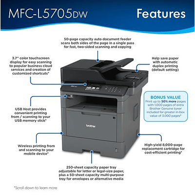 Multifuncional Brother MFC-L5705dw