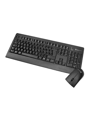 Teclado y Mouse Inalámbrico Sencillo Español
