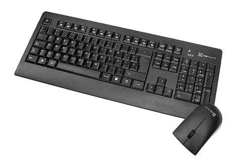 Teclado y Mouse Inalámbrico Sencillo Español