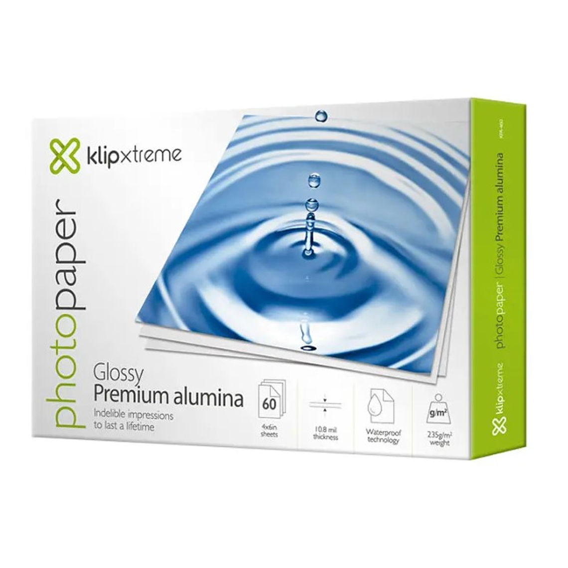 Papel fotográfico klipXtreme con capa de alúmina brillante 1