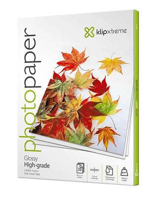 Papel fotográfico klipXtreme acabado Brillante
