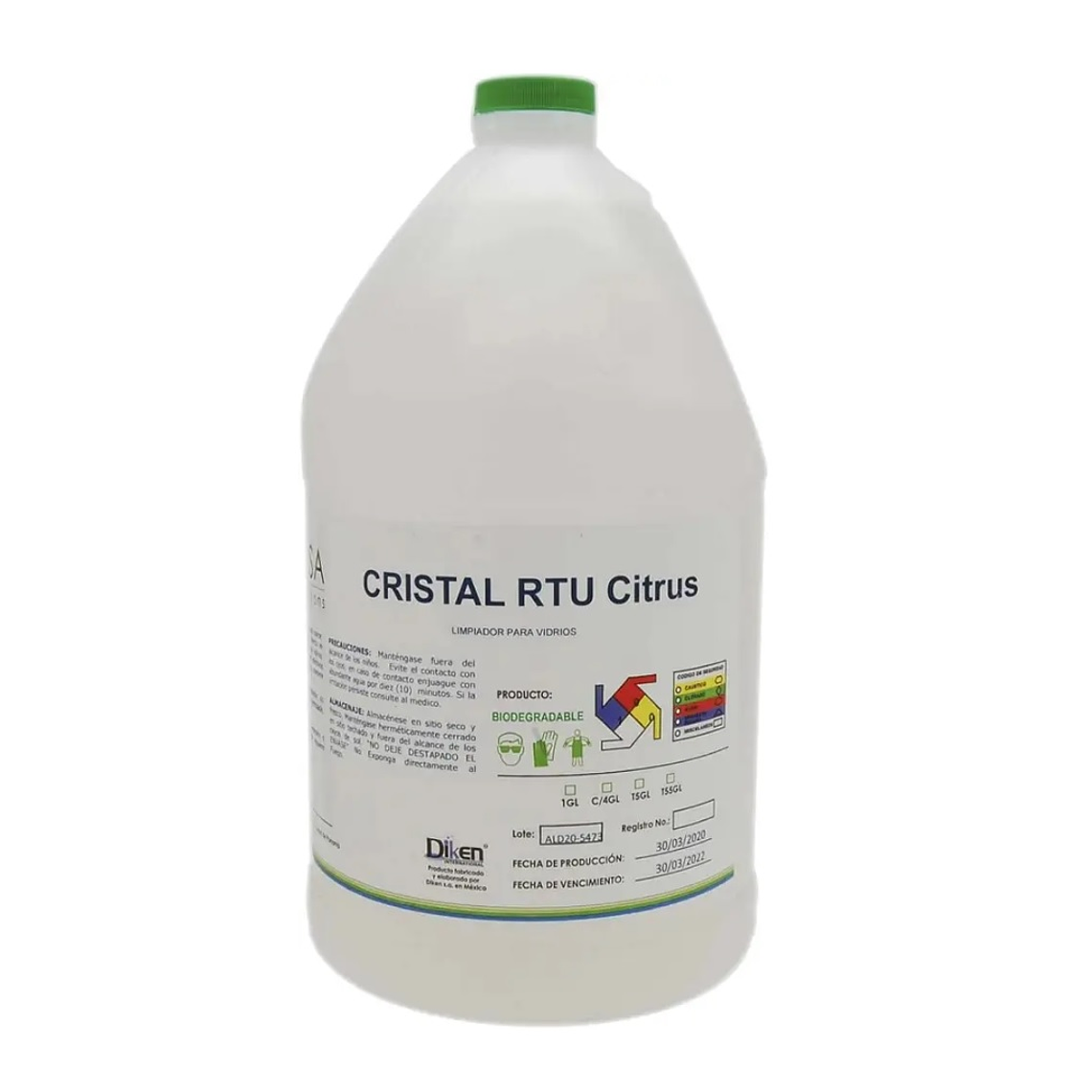 Limpia Vidrios Cristal RTU Citrus 1