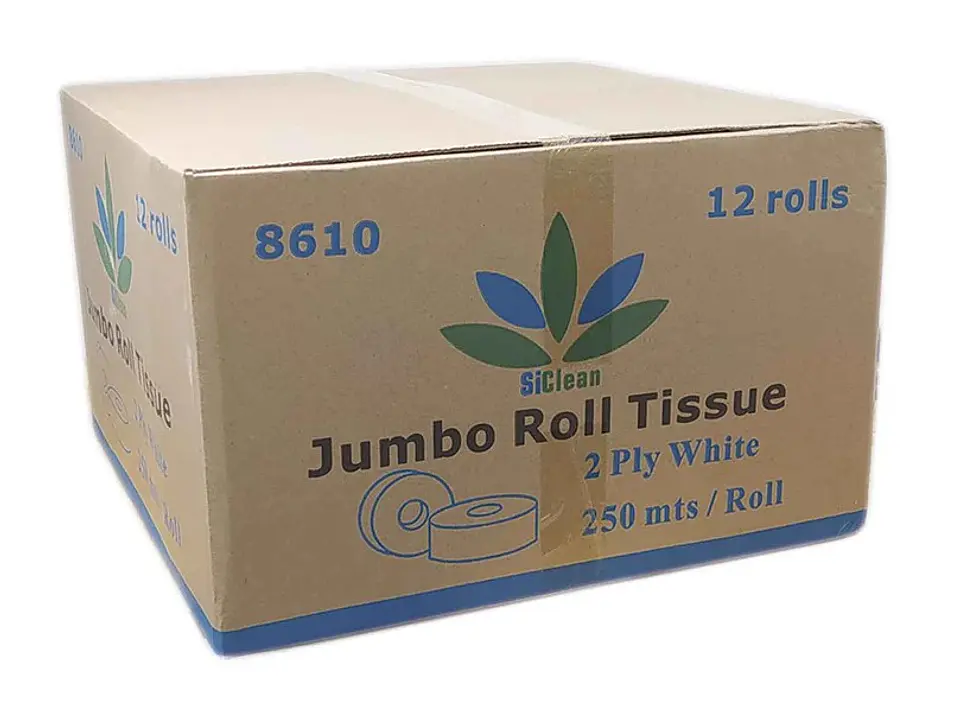 Caja de Papel Higiénico, 250 metros, Doble Hoja 3