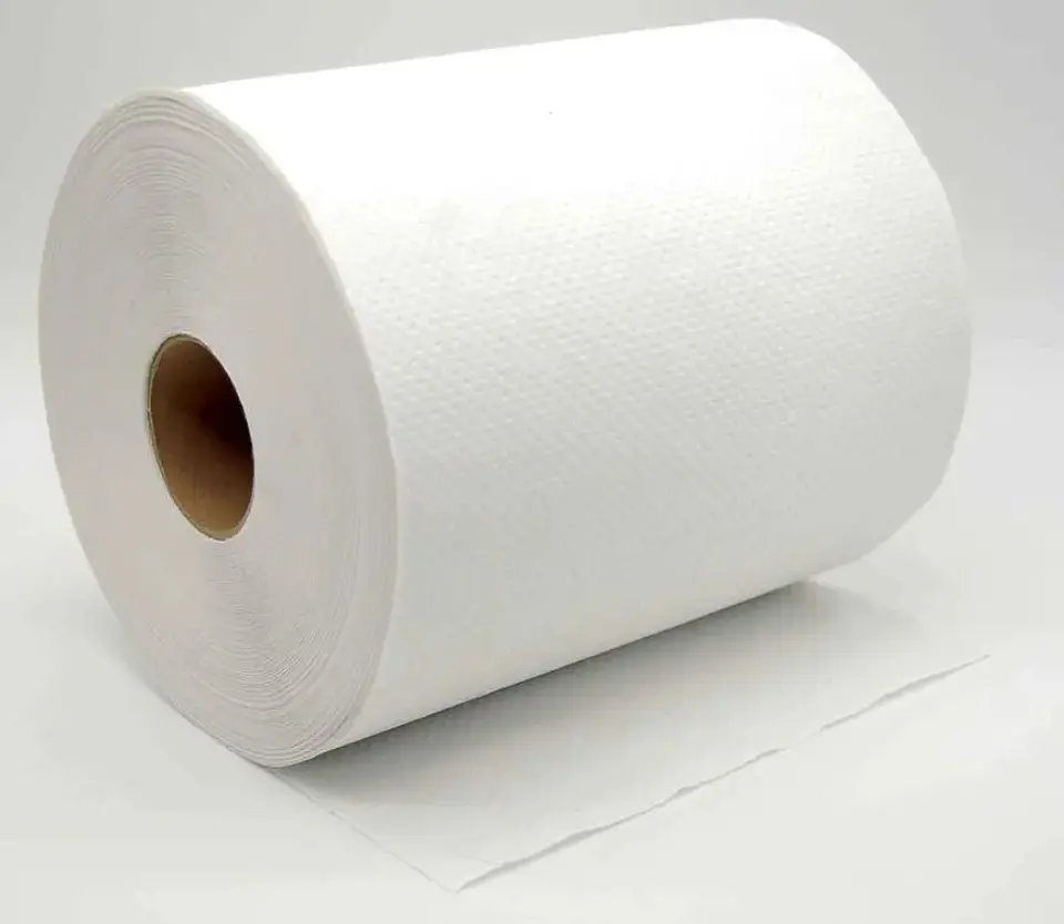 Papel toalla en rollo 150 mt hoja sencilla 2